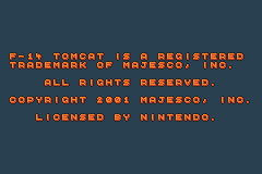 F-14 Tomcat screenshot 4 for GameBoy Advance